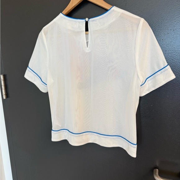 Marni size 8 EUC “Summertime 🦜” Saturday morn shear poly/cotton slight crop rare - Picture 5 of 16